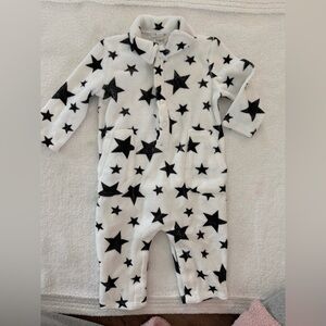 Angel Dear Black and White Star One Piece